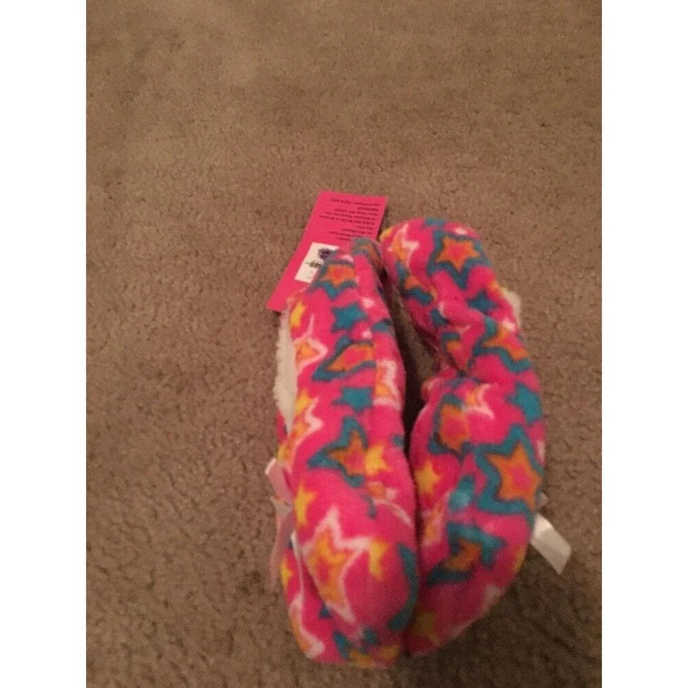 Women’s Star Pattern Soft Cozy Sherpa Lined Slipper Gripper Socks Indoor 1 Pair
